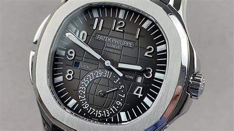 patek philippe aquanaut travel time tiffany|5164a patek philippe.